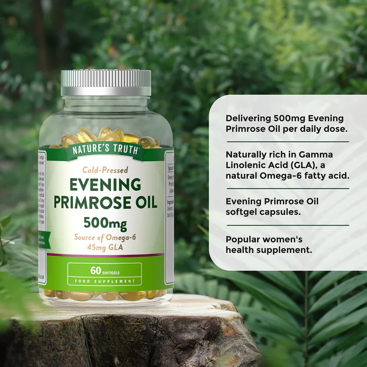 Nature's Truth Evening Primrose Oil 500mg - 60 Softgels 60Softgel detail 3