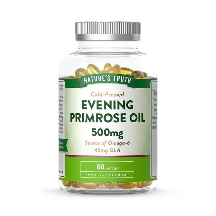 Nature's Truth Evening Primrose Oil 500mg - 60 Softgels 60Softgel