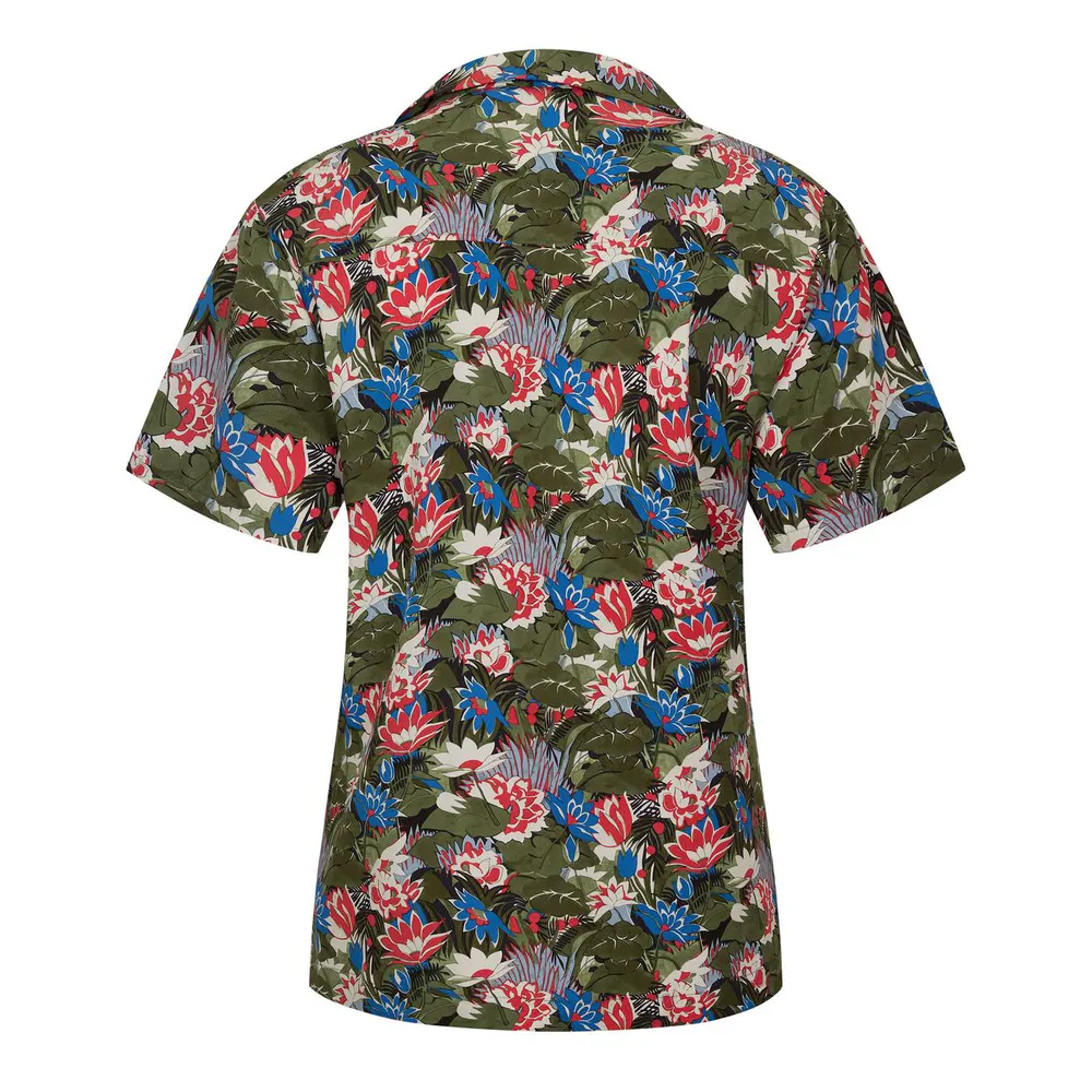 Boss Mens BOSS Bodywear Beach Patterned Short Sleeve Shirt detail 2