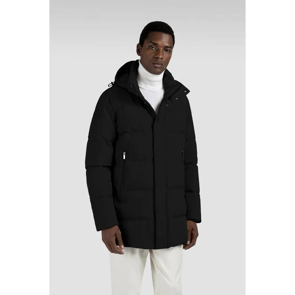 Paul And Shark Men's Typhoon Parka in Black, additional product view 2