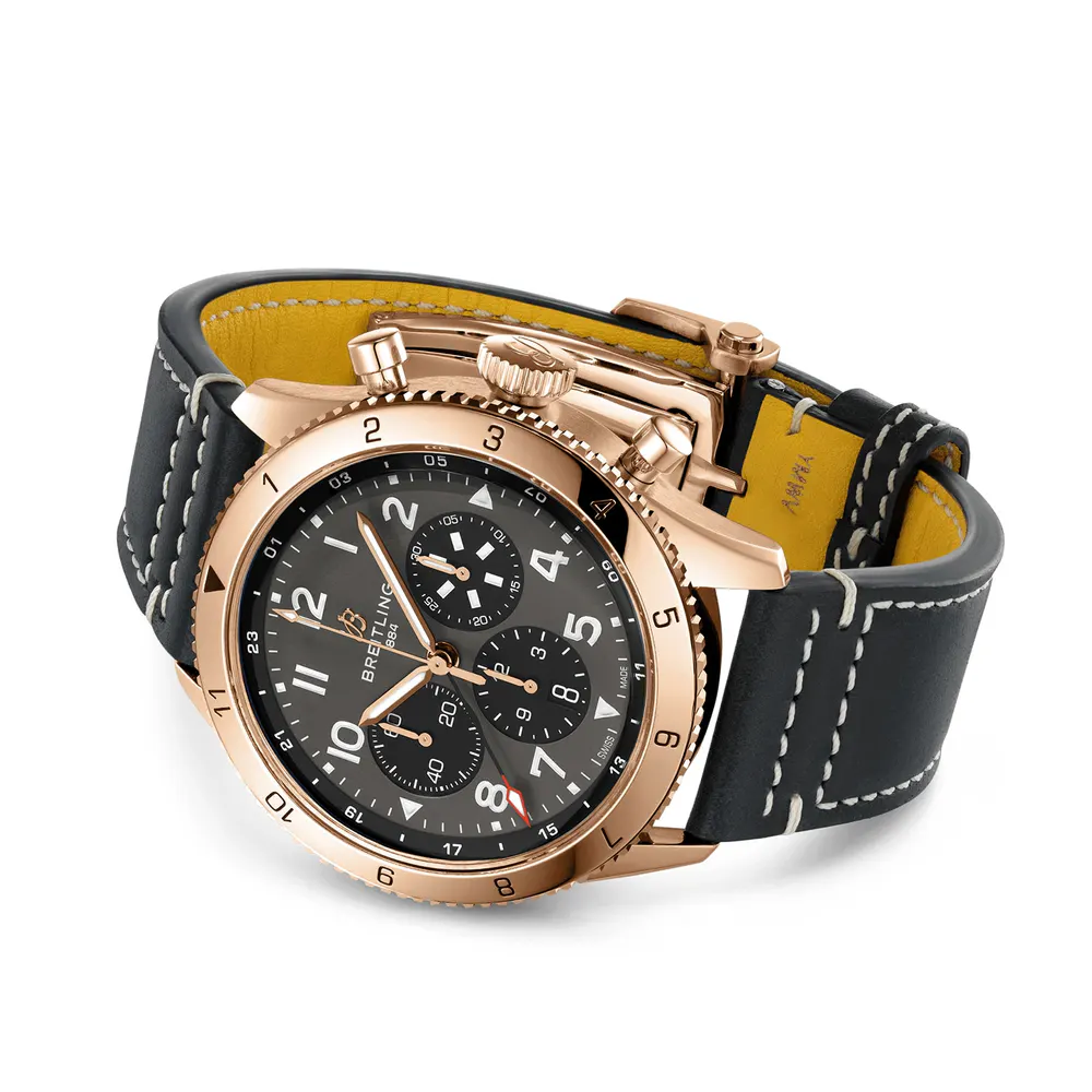 Breitling Super AVI B04 Chronograph GMT 46 P-51 Mustang Watch detail 3
