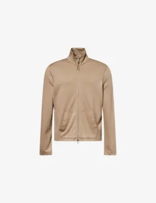 DUNHILL High-Neck Regular-Fit Wool And Cashmere Track Jacket