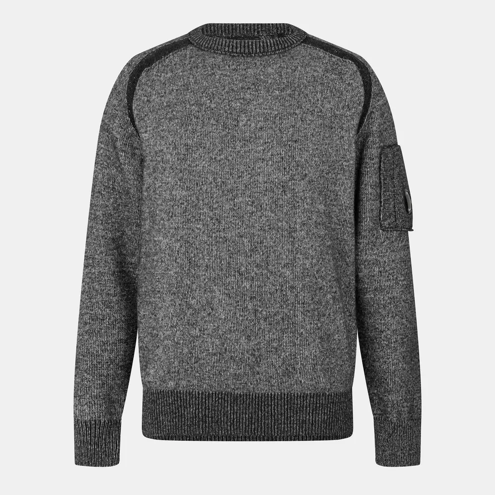 CP Company Men's Lens Crew Knitted Turtle Neck Jumper