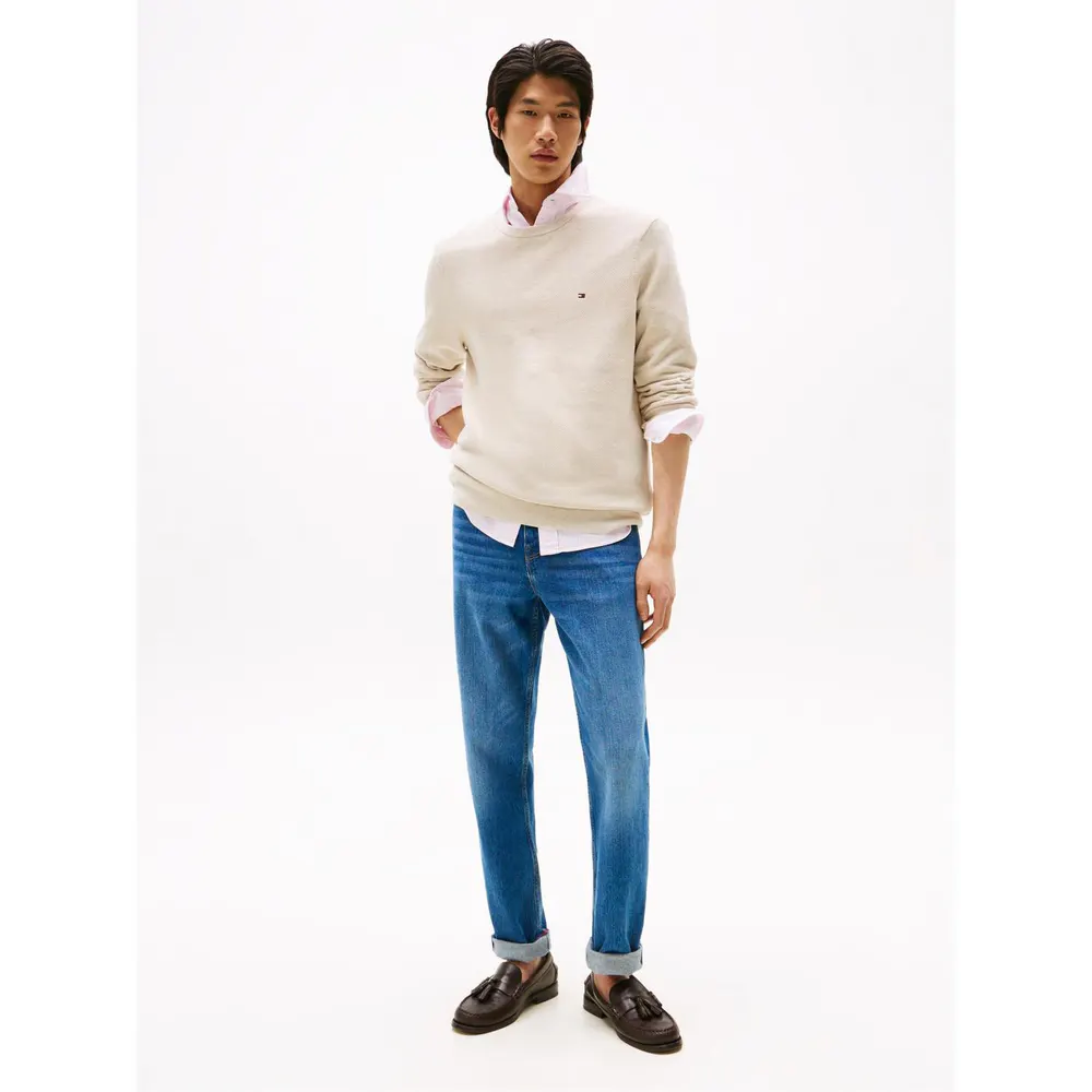 Tommy Hilfiger Pullover sweater in HthrOatmilk HGF, additional product view 3