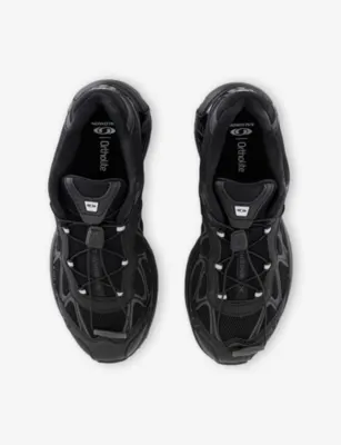 SALOMON XT Whisper Woven Trainers - EUR 40 / 6 UK MEN in BLACK BLACK ASPHALT, additional product view 2
