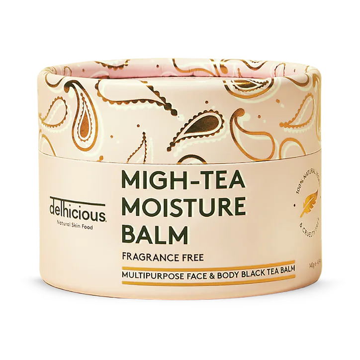 Delhicious Migh-Tea Moisture Skin Recovery Balm - Fragrance Free 140g