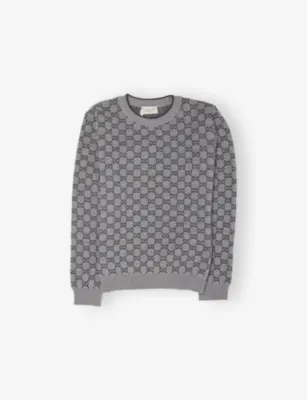 GUCCI GG Jacquard Wool Jumper - 10 years