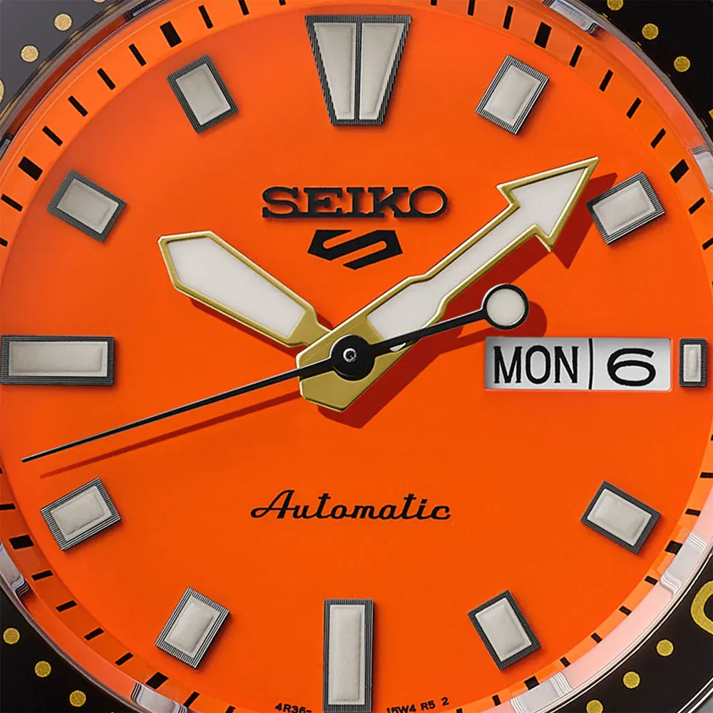 Seiko 5 Sports 5 Sports SKX Redux 'Diachi Orange' 42.5mm Mens Watch Orange in Orange, additional product view 2