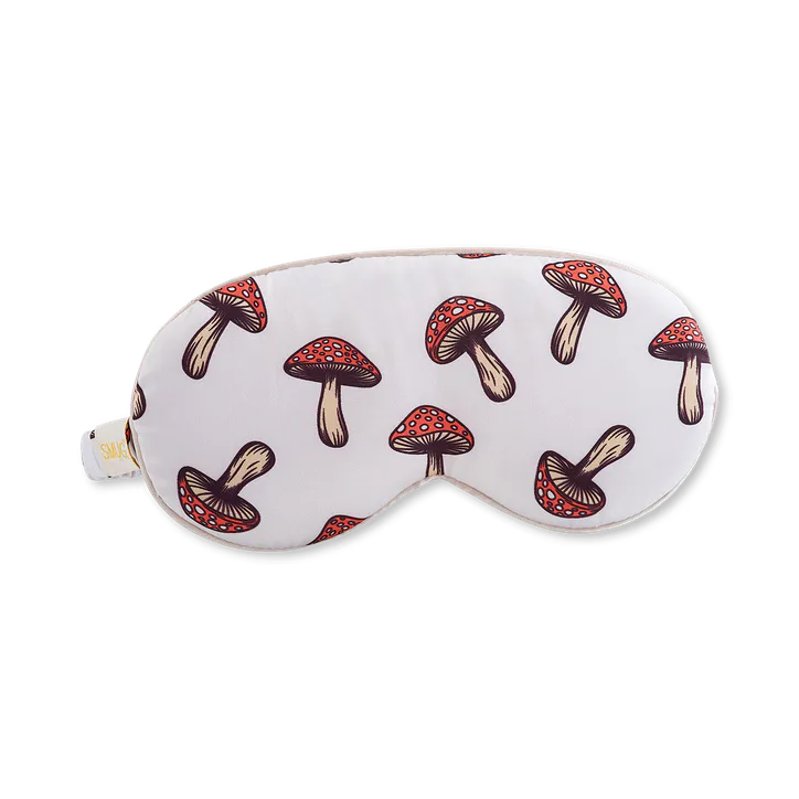 Smug Cloud Padded Satin Sleep Mask Toadstool