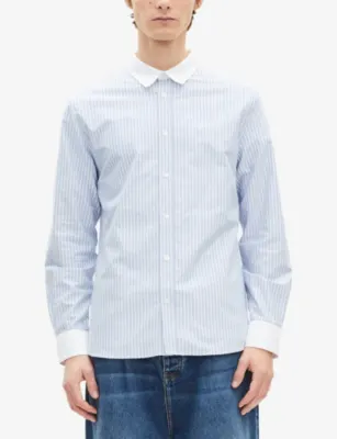 THE KOOPLES Striped Slim-Fit Cotton Shirt detail 3