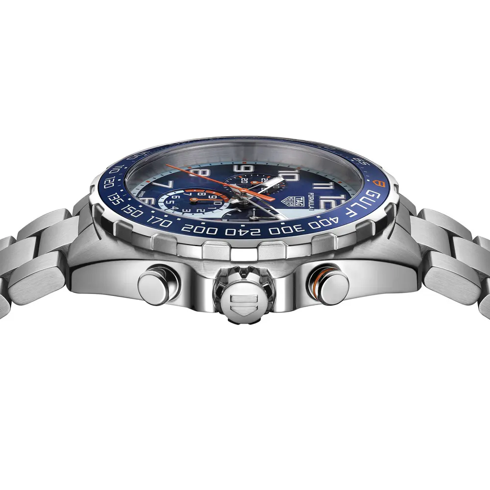TAG Heuer Formula 1 Chronograph X Gulf 43mm Mens Watch detail 3
