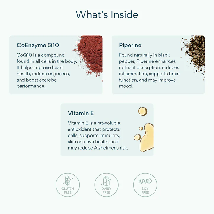 Bettervits COQ 10 with Superior Ubiquinone 60 Softgels, additional product view 3