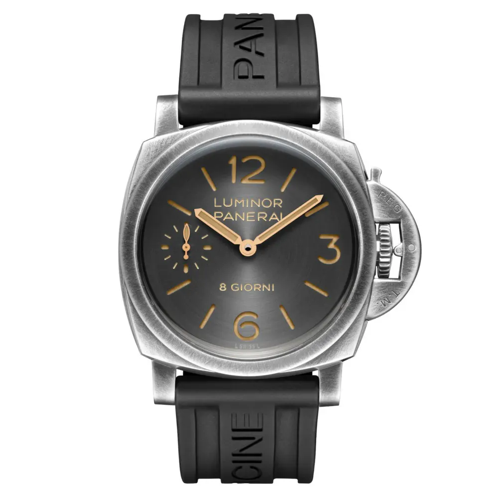 Panerai Luminor 8 Giorni 44mm Mens Watch Grey detail 2