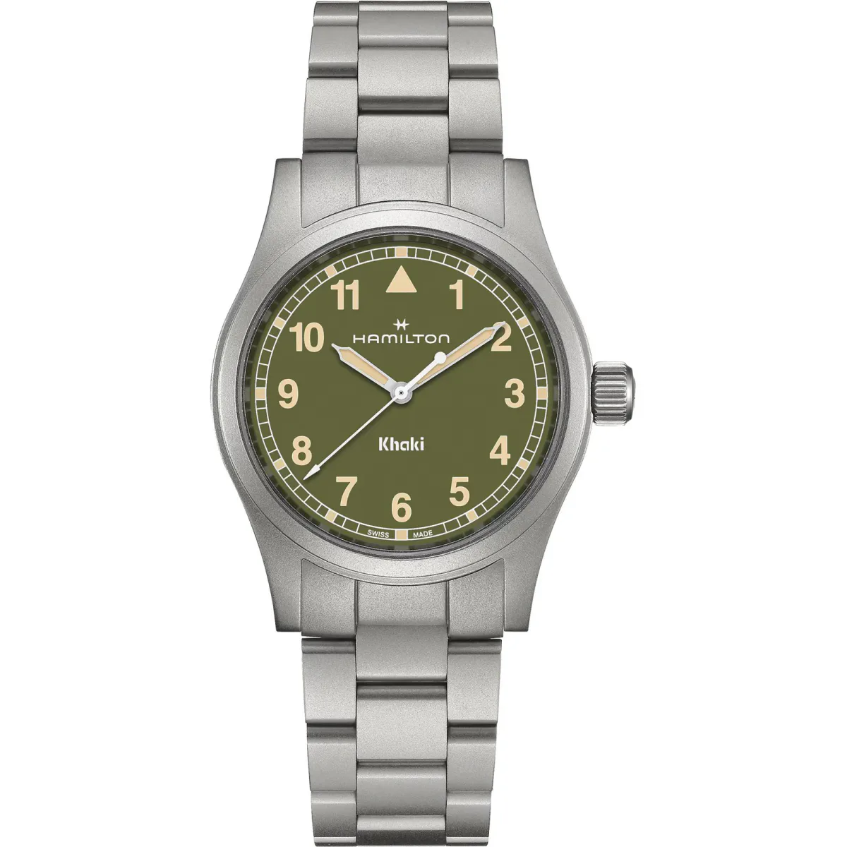 Hamilton Khaki Field Quartz 38mm Unisex Watch Green