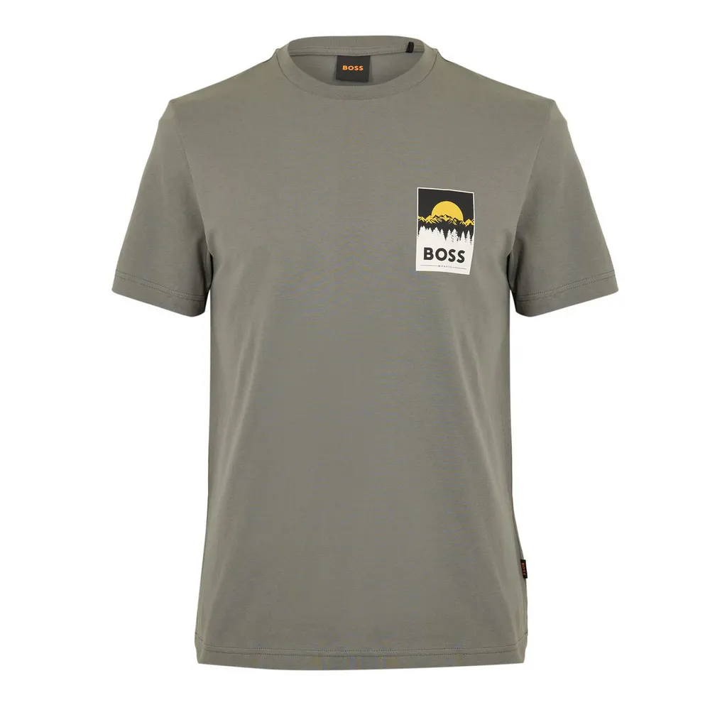Boss Boss Te Plain 10276582 01 Polo Shirt Mens in Open Grey – Clothing