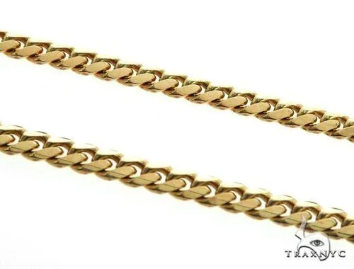 JALGAS - MIAMI CUBAN LINK 14K Yellow Gold Solid Miami Cuban Link Chain 64556 in Yellow – Chain