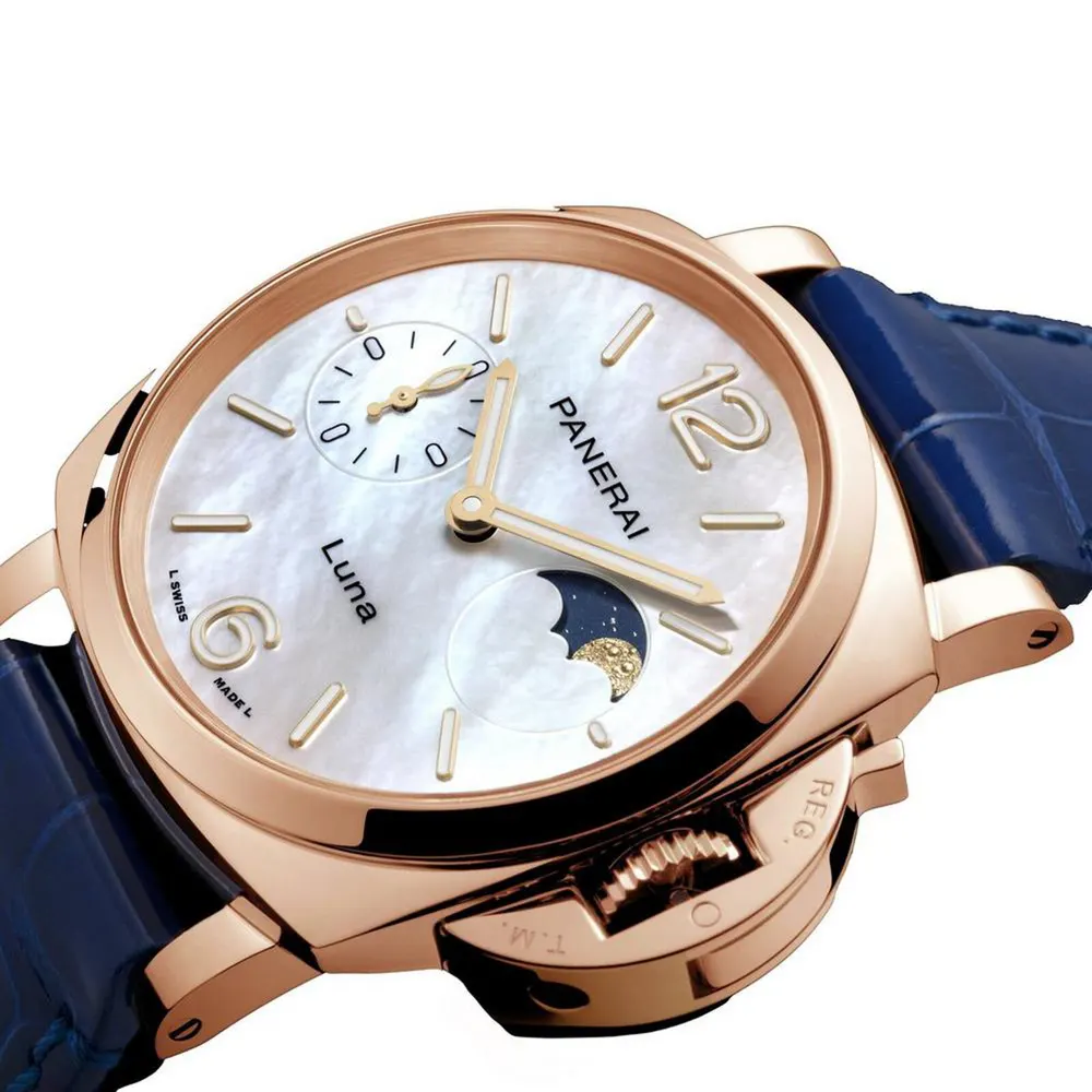 Panerai Luminor Due Luna Goldtech 38mm Automatic Ladies Watch in Mother of Pearl, additional product view 3