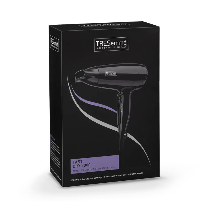 TRESEMME TRESemmé Fast Hair Dryer 2000W Black 9142TU