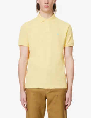 POLO RALPH LAUREN Logo-embroidered cotton-piqué polo shirt detail 3