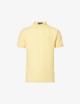 POLO RALPH LAUREN Logo-embroidered cotton-piqué polo shirt