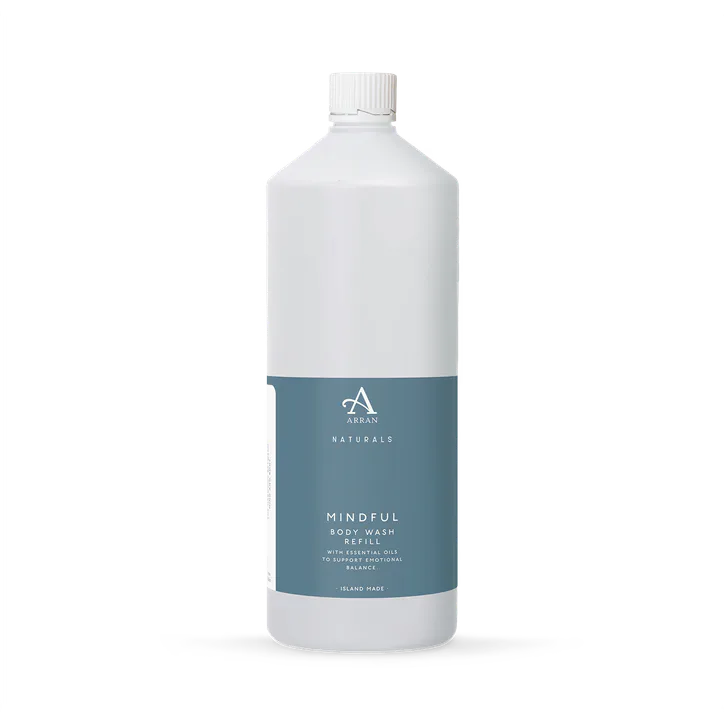ARRAN Naturals Mindful - Lemon & Patchouli Bath & Shower Gel Refill 1L