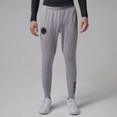 Jordan Paris Saint-Germain Strike Night Edition Men's Jordan Dri-FIT Football Knit Pants - Atmosphere Grey/Black/Black