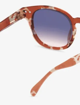 IZIPIZI #C Wild Hooves Square Acetate Sunglasses, additional product view 2