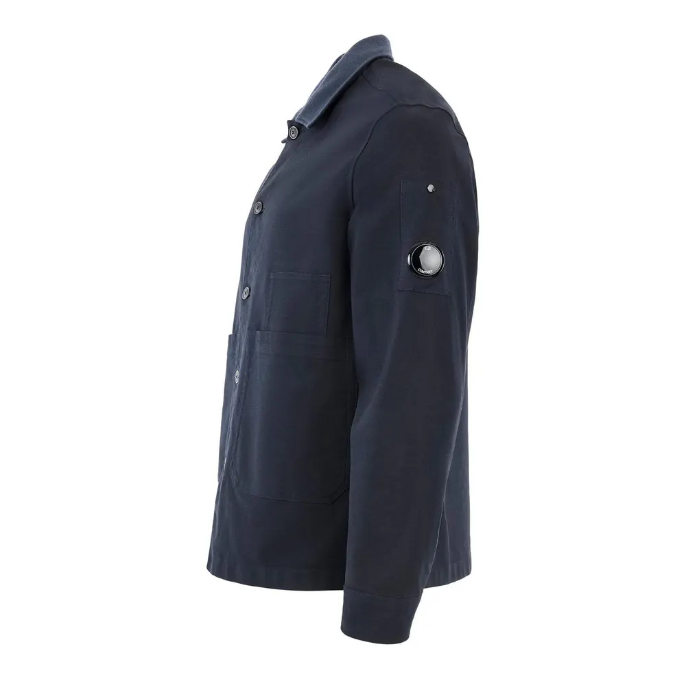 CP Company Men's C.P. Company Button Long Sleeve 4 Pocket Overshirt detail 2