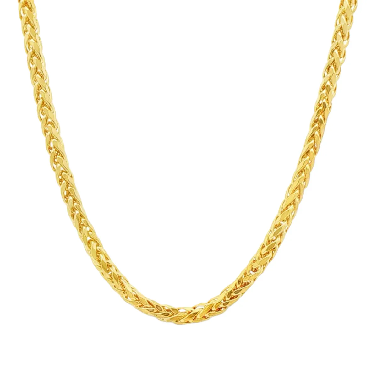 JALGAS - AMERICAS GOLD 14K Palm Link Chain 3mm 71378 in Yellow Gold / 18 Inches – Chain