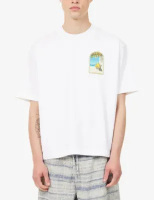 BELIER Vespa Graphic-Print Cotton T-Shirt detail 3
