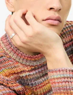 NINETWOFIVE Tamir Sterling-Silver Ring - M in SILVER, additional product view 2