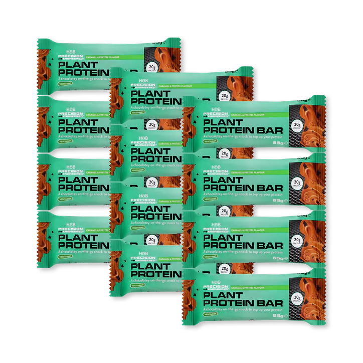 Precision Engineered Plant Protein Bar Caramel & Pretzel 12 x 65g
