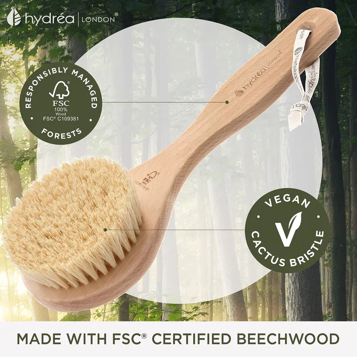 Hydréa London Classic Dry Skin Body Brush, additional product view 3