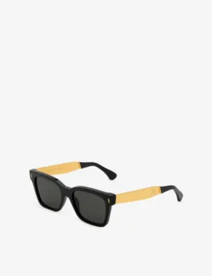 RETROSUPERFUTURE America Francis Square-Frame Acetate Sunglasses detail 2