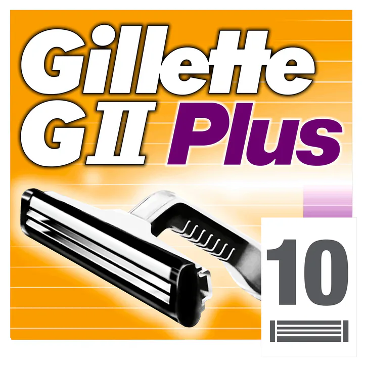 Gillette GII Plus Men’s Razor Blades – 10 Refills detail 2