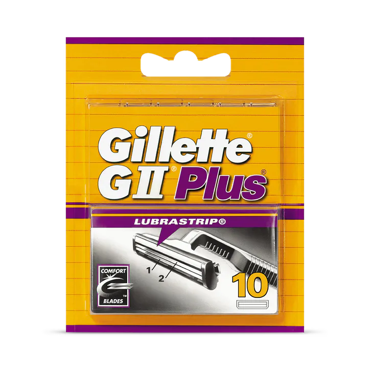 Gillette GII Plus Men’s Razor Blades – 10 Refills