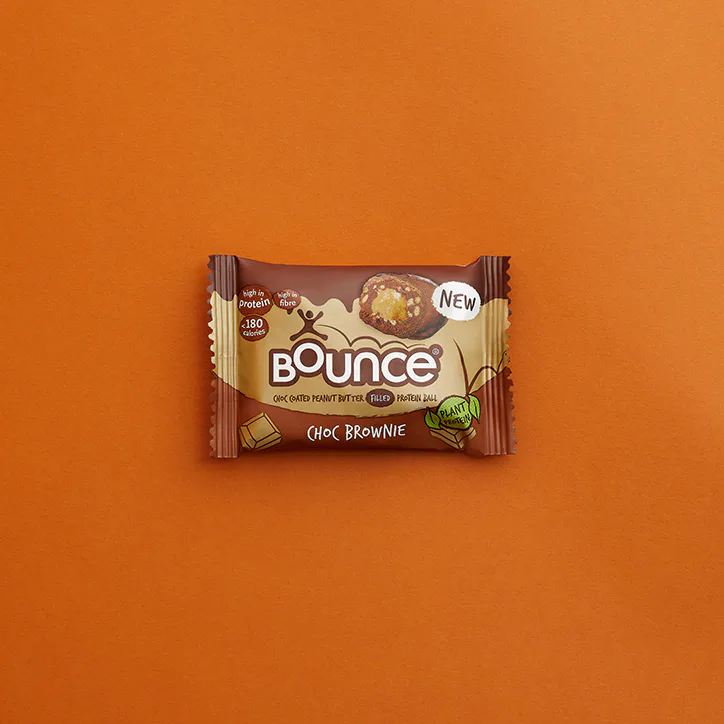 Bounce Dipped Dark Chocolate Brownie Plant Protein Ball 40g, additional product view 3