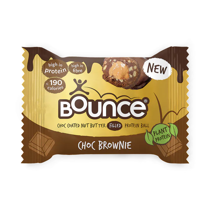 Bounce Dipped Dark Chocolate Brownie Plant Protein Ball 40g