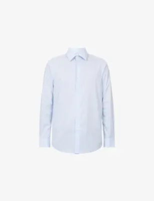 PAUL SMITH Long-Sleeve Cotton-Blend Shirt