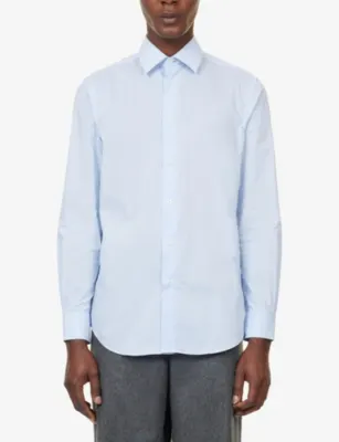 PAUL SMITH Long-Sleeve Cotton-Blend Shirt detail 3
