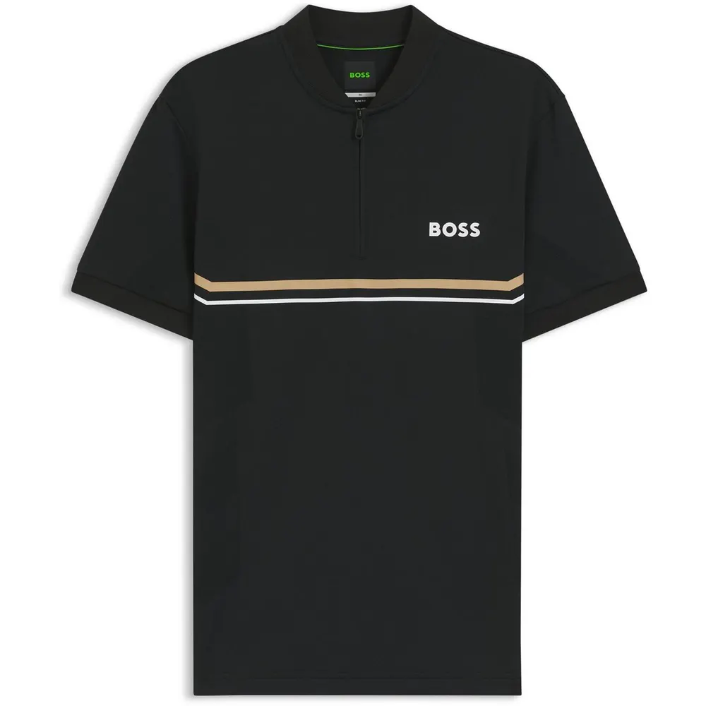 Boss Men's Spin Bodymapp Short-Sleeve Slim-Fit Polo Shirt