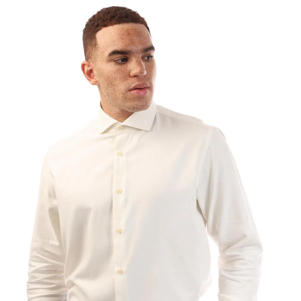 Boss Men's H Joe Spread Long Sleeve Oxford Shirt detail 2
