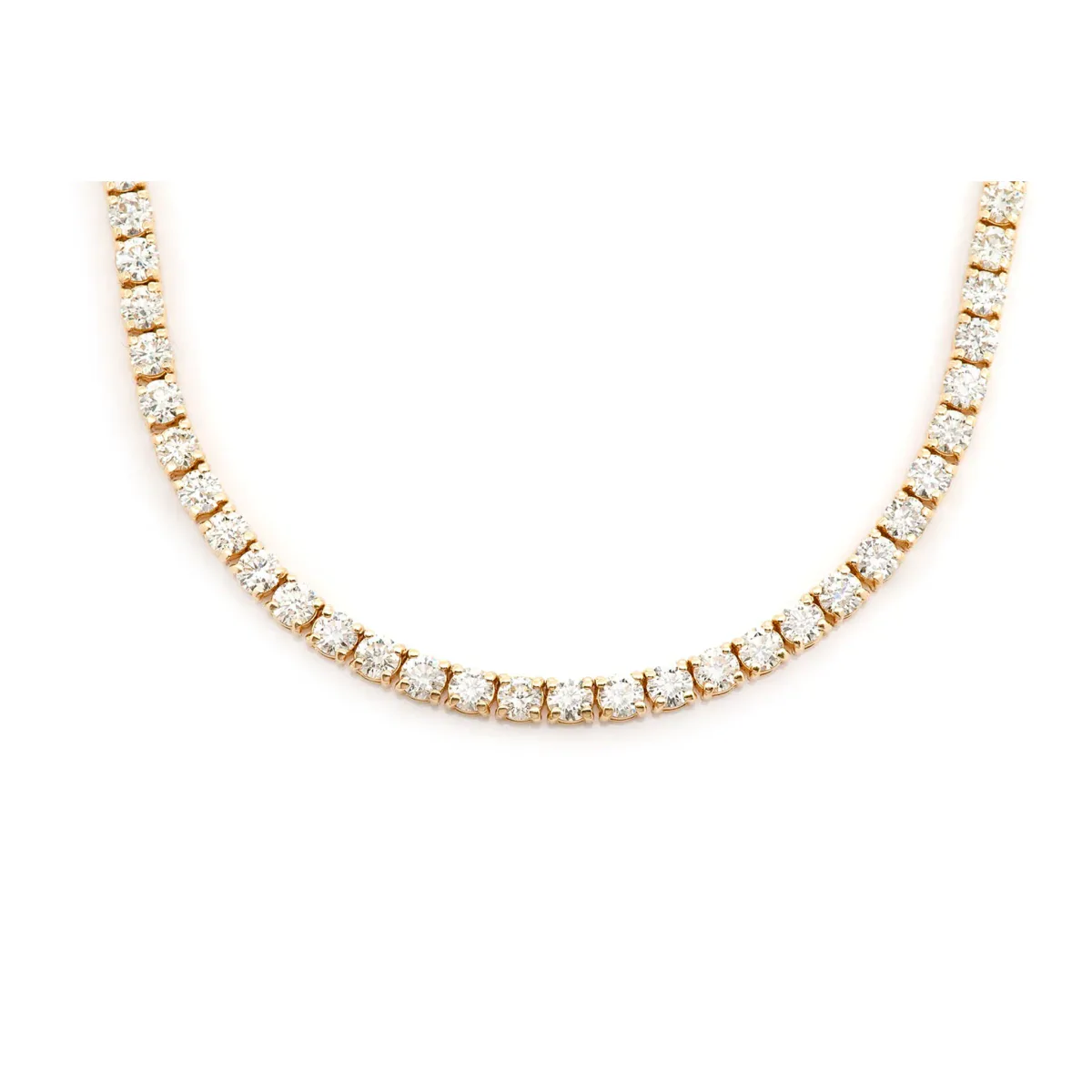 For Him Prong Diamond Tennis Necklace