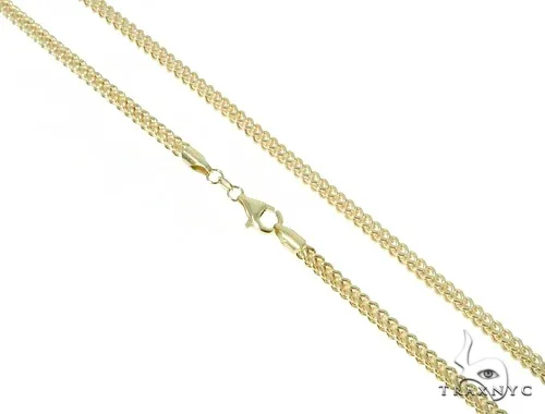 JALGAS - JOE RODEO CHAINS 10K Yellow Gold Hollow Franco Chain 4.5mm 47687 in 22 Inches – Chain