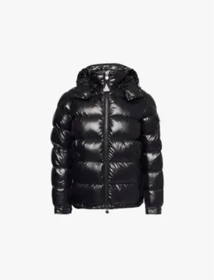 MONCLER Maya logo-patch padded shell-down jacket
