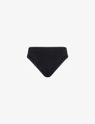 HANRO Basic slim-fit cotton briefs - BLACK