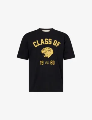 VALENTINO GARAVANI Panther Graphic-Print Cotton-Jersey T-Shirt