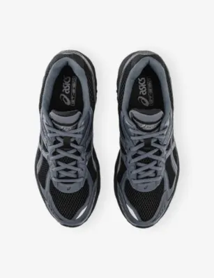 ASICS GT 2160 Faux-Leather and Mesh Low-Top Trainers - 7 in BLACK CARRIER GREY, additional product view 2