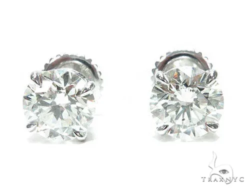 RINA - ERIC NVU STYLE Classic Diamond Stud Earrings 41653 in Rose Gold – Earrings