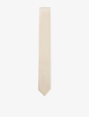 BOSS Jacquard-Pattern Silk-Blend Tie